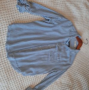 Hollister stripped button down